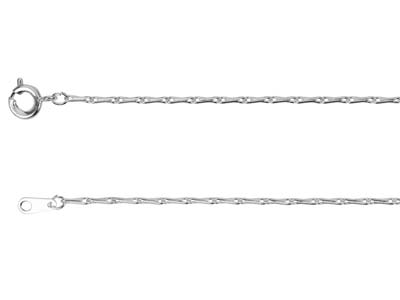 Chaîne maille Epi 1,8 mm, 45 cm, Argenté* - Image Standard - 2