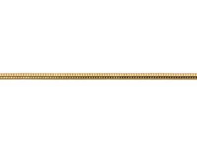 Chaîne maille Serpent 1,1 mm, 40 cm, Doré* - Image Standard - 3