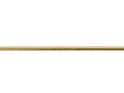 Chaîne maille Serpent 1,1 mm, 45 cm, Doré* - Image Standard - 3