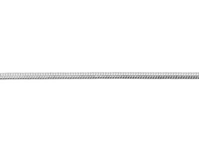 Chaîne maille Serpent 1,1 mm, 45 cm, Argenté* - Image Standard - 3