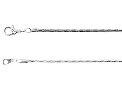 Chaîne maille Serpent 1,9 mm, 45 cm, Argenté* - Image Standard - 2