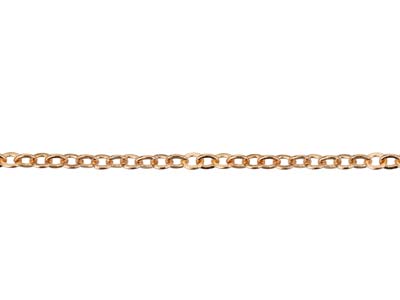 Chaîne maille Forçat 1,6 mm, 45 cm, rosé* - Image Standard - 3