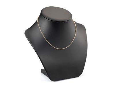 Chaîne maille Forçat 1,6 mm, 45 cm, rosé* - Image Standard - 4