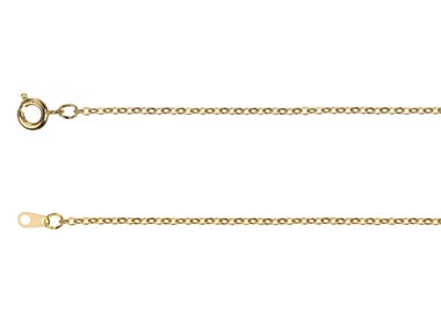 Chaîne maille Forçat 1,6 mm, 40 cm, Doré* - Image Standard - 2