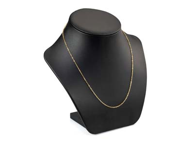 Chaîne maille Forçat 1,6 mm, 45 cm, Doré* - Image Standard - 4