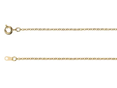 Chaîne maille Forçat 1,6 mm, 60 cm, Doré* - Image Standard - 2