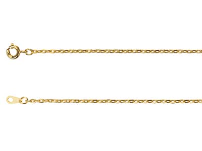 Chaîne maille Forçat 2 mm, 45 cm, Doré* - Image Standard - 2