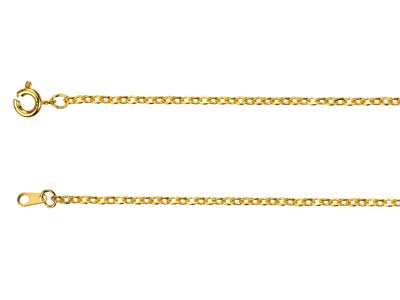 Chaîne maille Forçat 2,3 mm, 40 cm, Doré* - Image Standard - 2