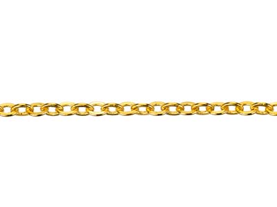 Chaîne maille Forçat 2,3 mm, 40 cm, Doré* - Image Standard - 3