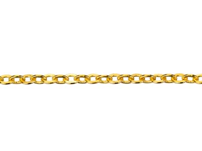 Chaîne maille Forçat 2,3 mm, 45 cm, Doré* - Image Standard - 3