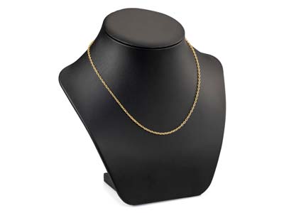 Chaîne maille Forçat 2,3 mm, 45 cm, Doré* - Image Standard - 4