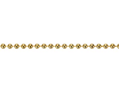Chaîne Boule 1,5 mm, 45 cm, Doré* - Image Standard - 3