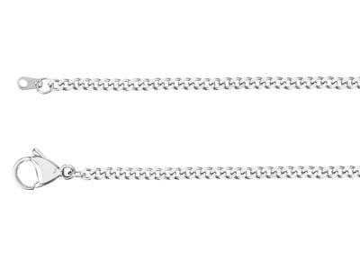 Chaîne maille Gourmette 3 mm, 60 cm, Acier inoxydable - Image Standard - 2