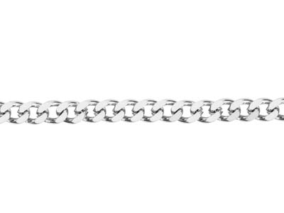 Chaîne maille Gourmette 3 mm, 60 cm, Acier inoxydable - Image Standard - 3