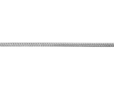 Chaîne maille Serpent 1,1 mm, 45 cm, Acier inoxydable - Image Standard - 3