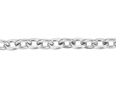 Chaîne maille Forçat 3,5 mm, 68 cm, Acier inoxydable - Image Standard - 3