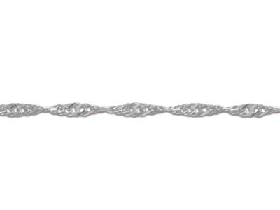 Chaîne maille Singapour 1,2 mm, 50 cm, Argent 925 - Image Standard - 3