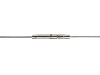 Collier Câble 1 mm 40 cm, Argent 925 - Image Standard - 3