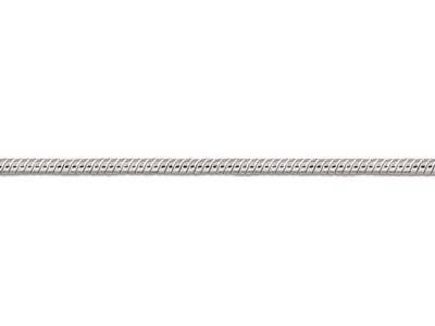 Chaîne maille Serpent fine 0,9 mm, 45 cm, Argent 925 - Image Standard - 3