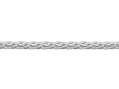 Chaîne maille Palmier diamantée 1,5 mm, 50 cm, Argent 925 - Image Standard - 3