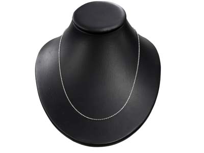 Chaîne maille Forçat diamantée 1,5 mm, 55 cm, Argent 925 - Image Standard - 5