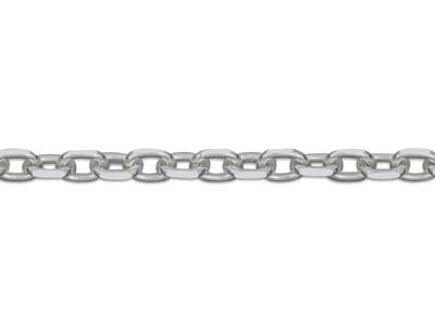 Chaîne maille Forçat diamantée 1,9 mm, 40 cm, Argent 925 - Image Standard - 3