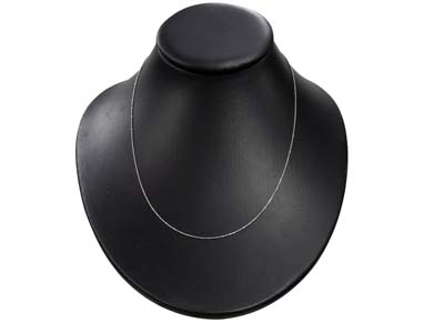 Chaîne Boule diamantée 1 mm, 50 cm, Argent 925 - Image Standard - 5