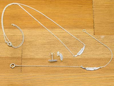 Bracelet Plume, 18 cm, Argent 925 - Image Standard - 3