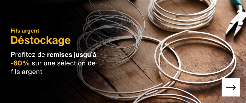 Déstockage fils argent