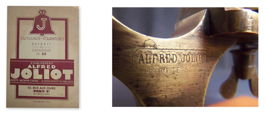 Brevet Alfred JOLIOT