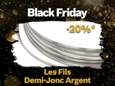 Fils Demi-Jonc Argent