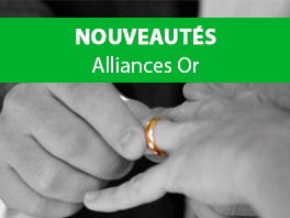 NOUVEAUTÉS : Alliances Or
