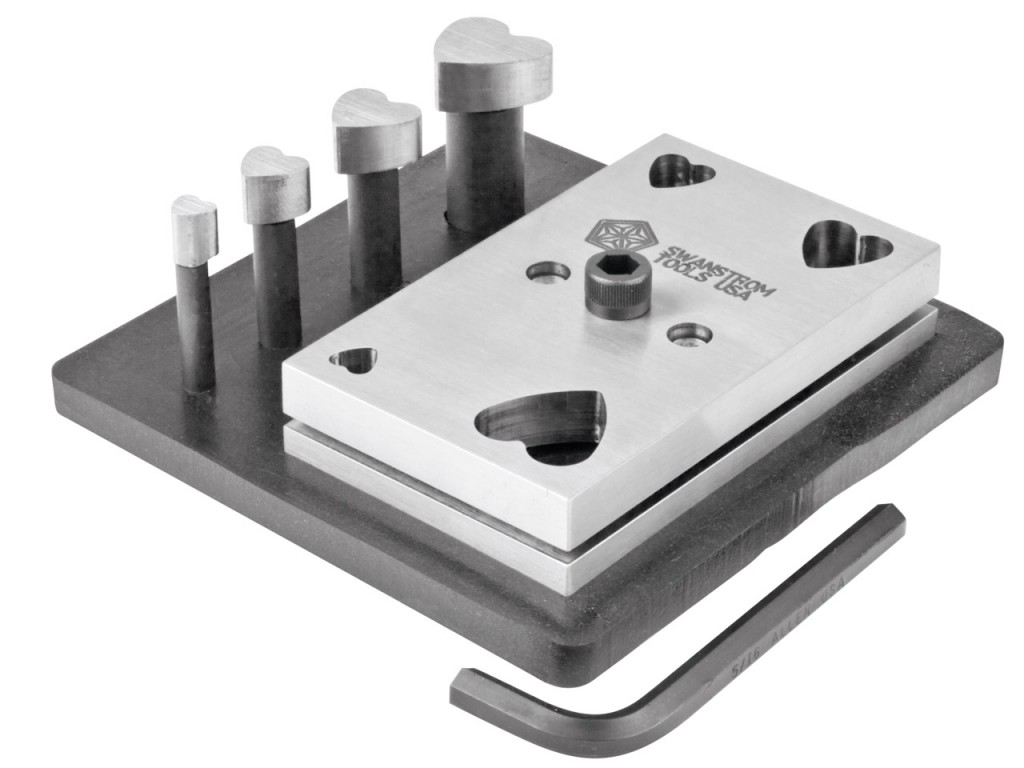 Jeu de découpoirs forme coeur